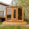 Dundalk_leisurecraft_europe_clear_red_cedar_Luna_sauna_made_in_canada_waterproof_roof_outdoor_saunas